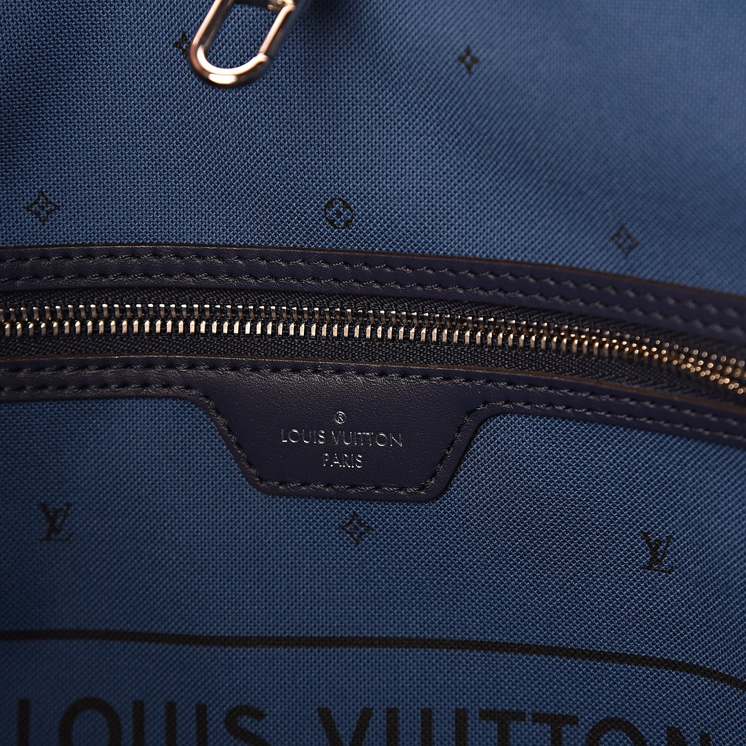 Louis Vuitton Monogram Escale Neverfull MM Blue 5 of 10
