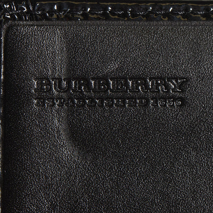 Burberry Nylon Beat Check Floral Continental Wallet Black 6 of 7