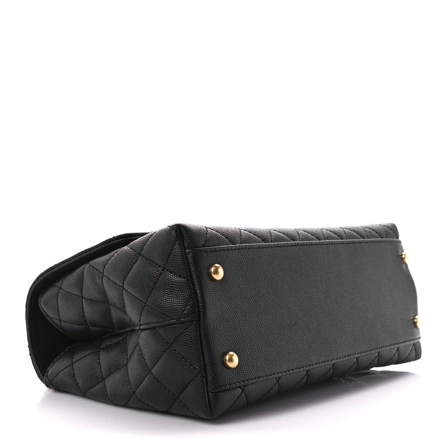 Chanel Caviar Quilted Small Coco Chain Handle Flap Black 4 of 12
