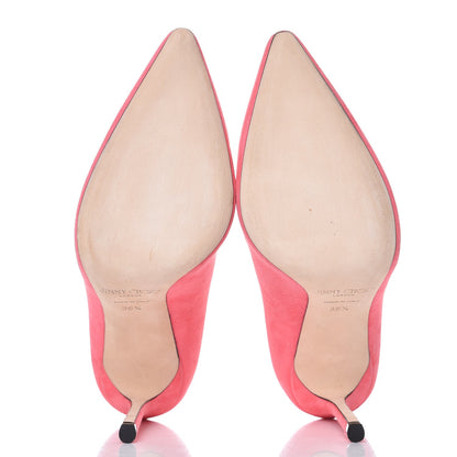 Jimmy Choo Suede Romy 110 Pumps 36.5 Pink 7 of 12