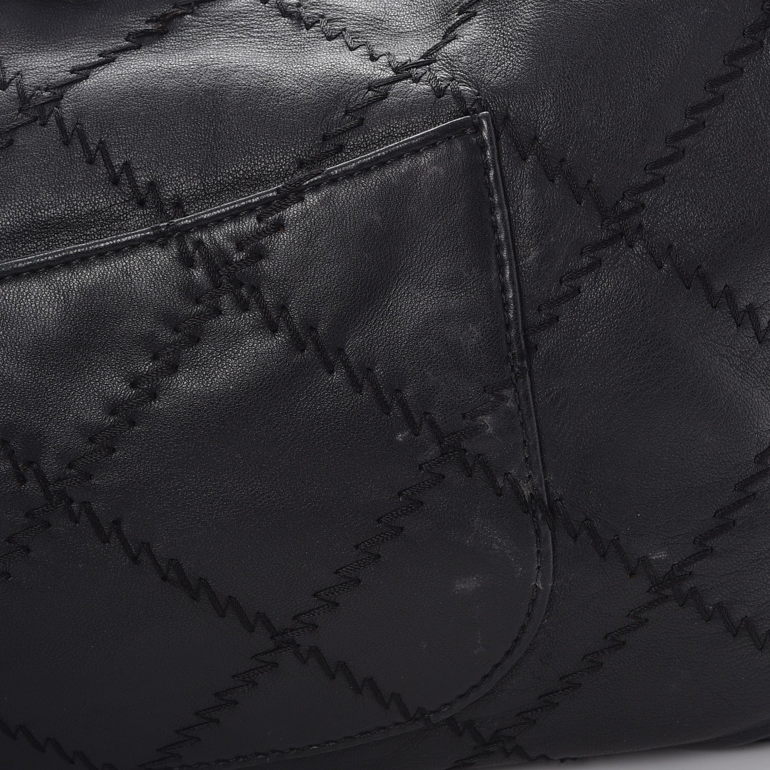 Chanel Lambskin Ultimate Stitch Maxi Flap Black 8 of 9