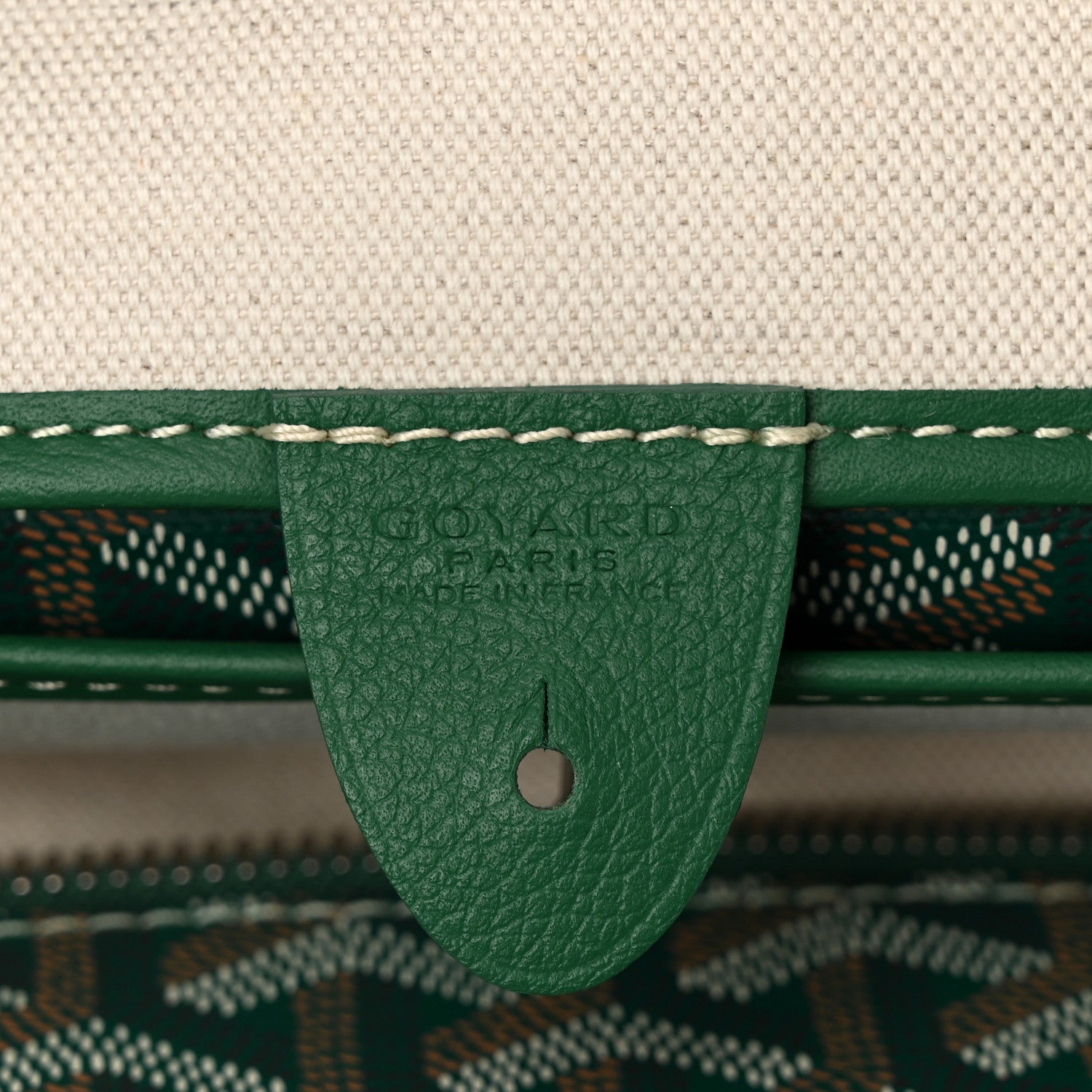Goyard Goyardine Artois MM Green 6 of 10