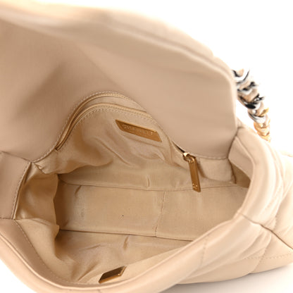 Chanel Lambskin Quilted Medium Chanel 19 Flap Beige 4 of 9