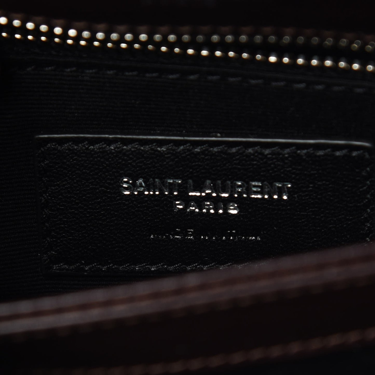 Calfskin Y Quilted Monogram Toy Loulou Crossbody Bag Black Tulipe