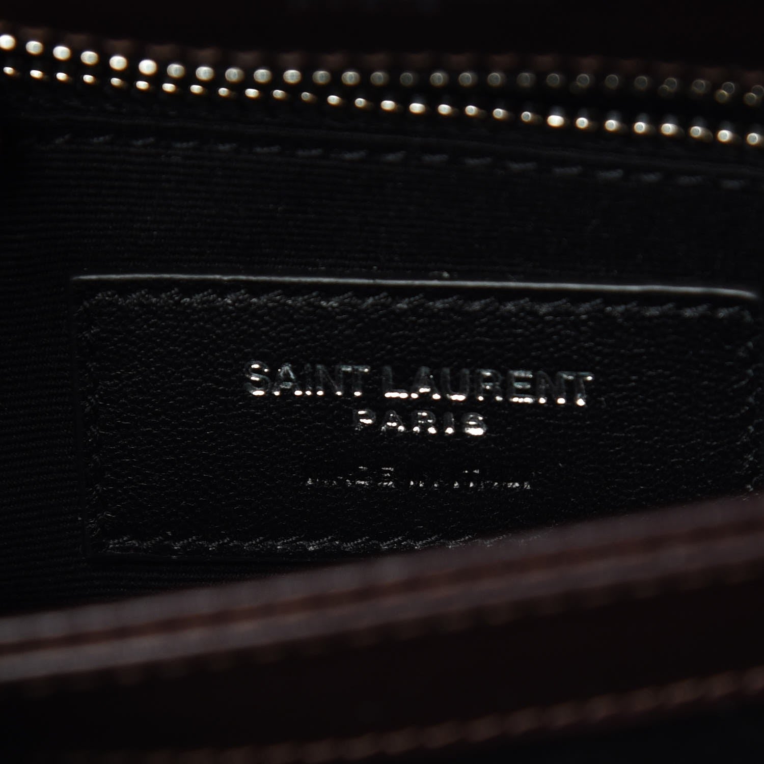 Saint Laurent Calfskin Y Quilted Monogram Toy Loulou Crossbody Bag Black Tulipe 7 of 7