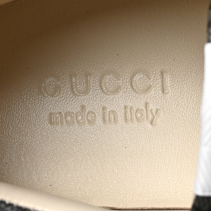 Gucci GG Supreme Monogram Apollo Calfskin Mens Rhyton Sneakers 9 Grey Black Graphite Grey 7 of 8