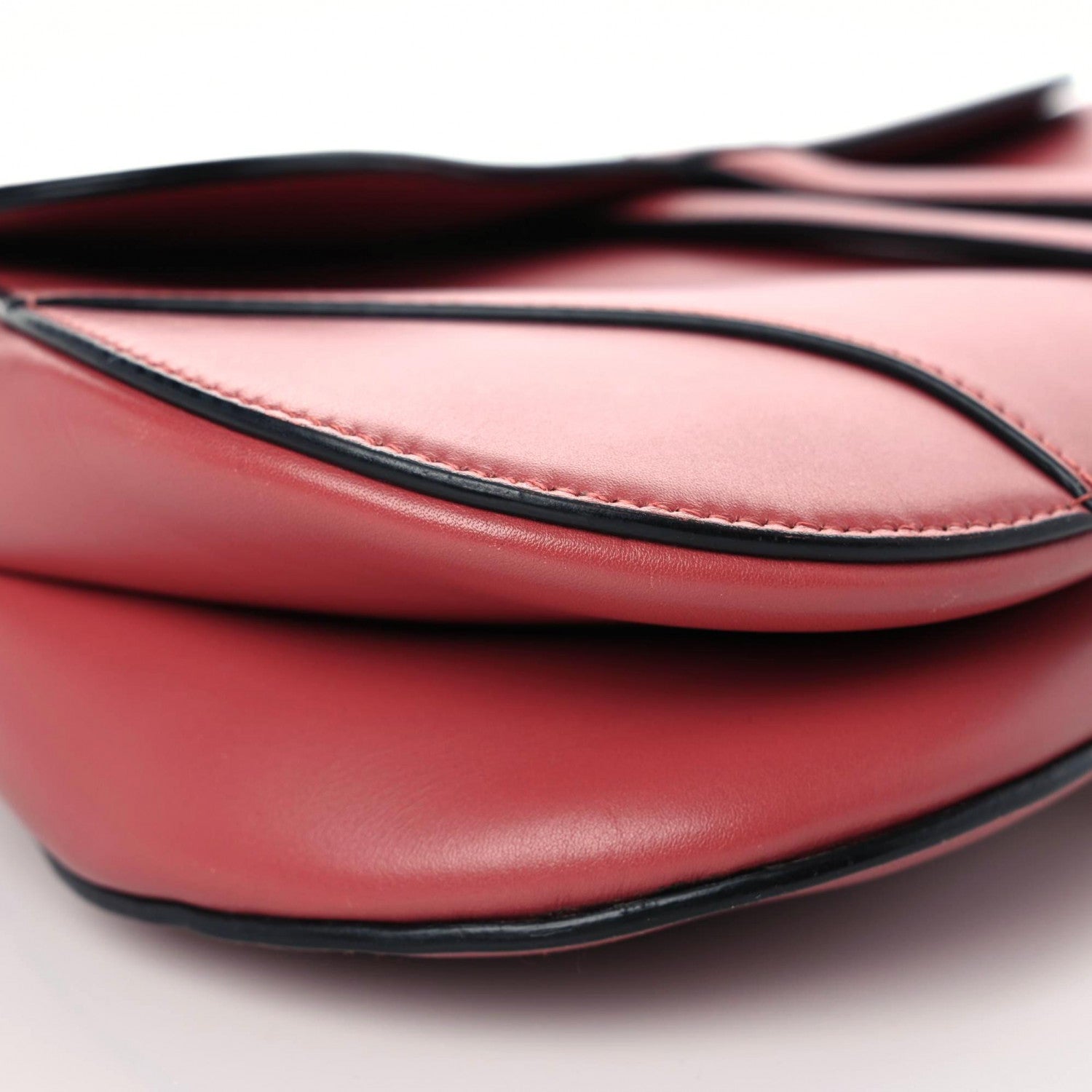 Christian Dior Calfskin Saddle Bag Pink 8 of 15