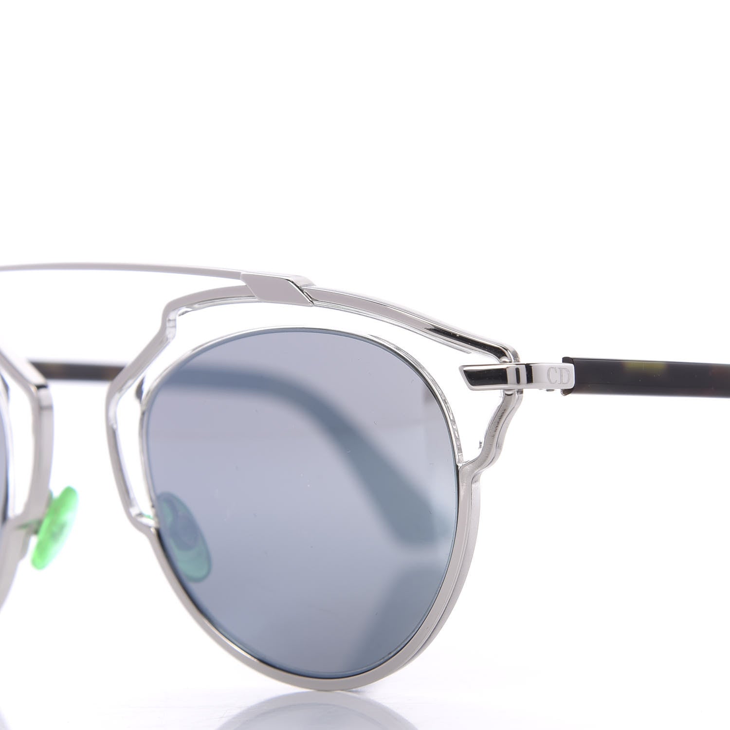 Christian Dior So Real Sunglasses Silver Tortoise 9 of 10
