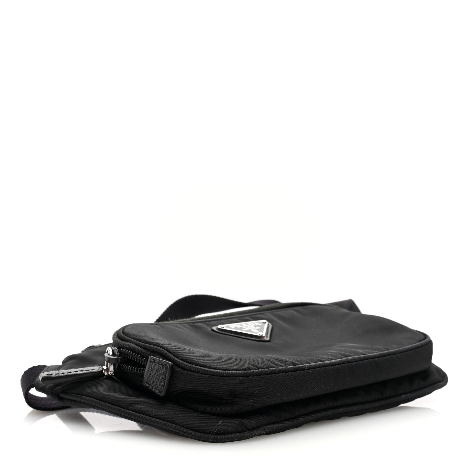 Prada Re-Nylon Saffiano Belt Bag Black 4 of 9