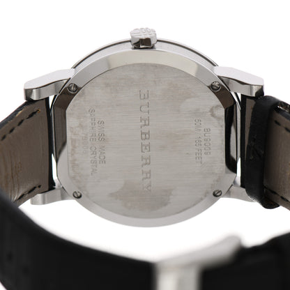 Burberry Stainless Steel Calfskin 38mm The City Quartz Watch Black BU9009 3 of 4