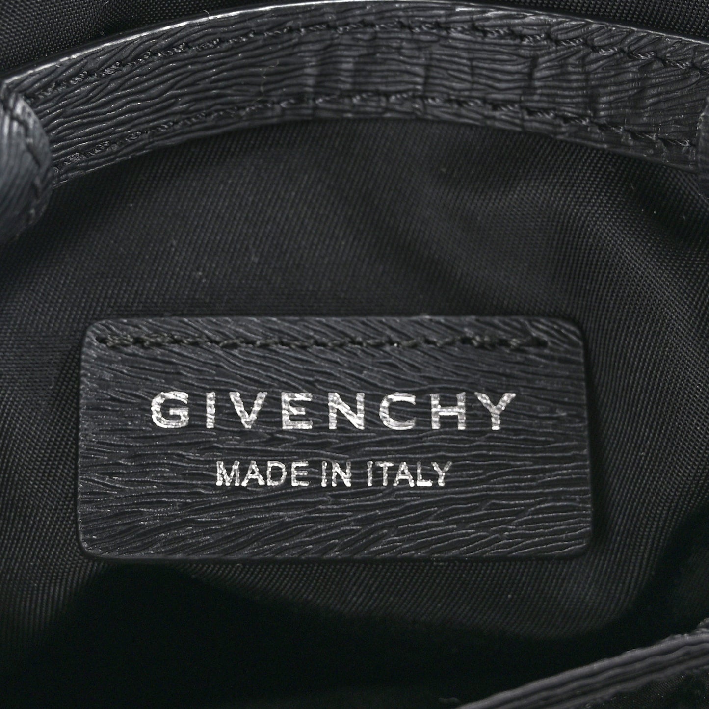 Nylon 4G Pouch on Strap Black
