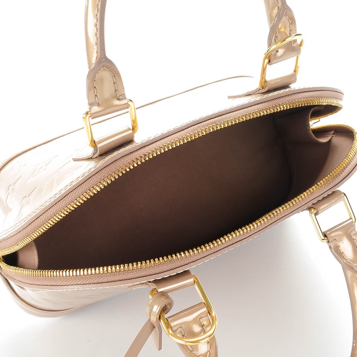 Louis Vuitton Vernis Alma BB Beige Poudre 5 of 7