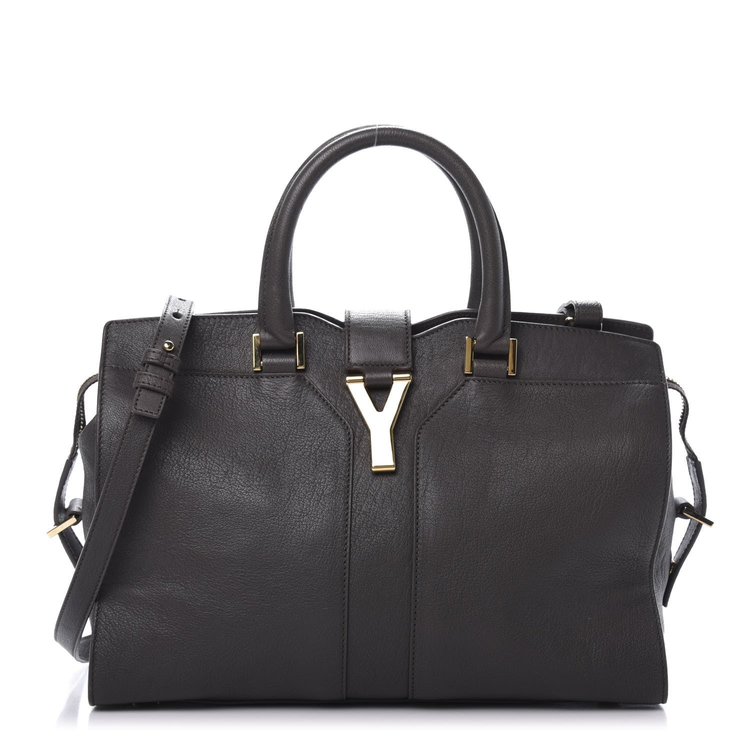 Saint Laurent Sheepskin Medium Cabas ChYc Grey 1 of 11