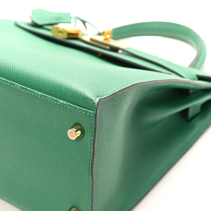Hermes Epsom Kelly Sellier 28 Vert Vertigo 11 of 11