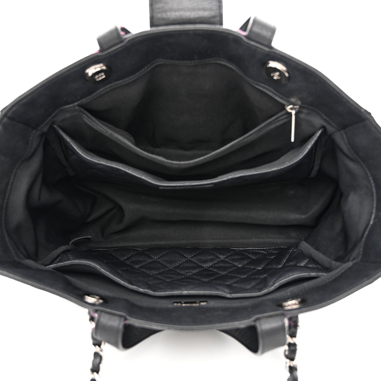 Chanel Caviar Quilted Large CC Box Shopping Tote Black 5 of 24
