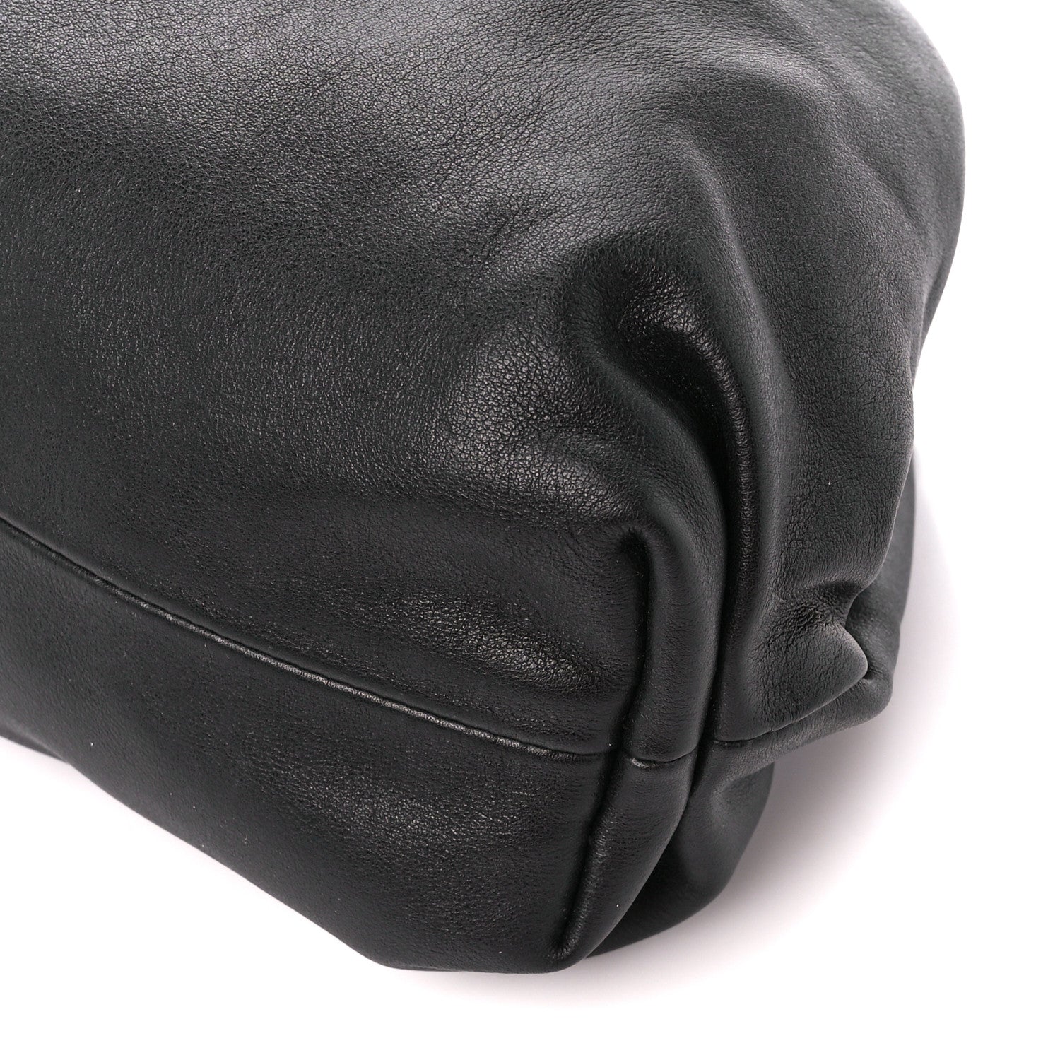 Bottega Veneta Smooth Butter Calf Teen Pouch Black 11 of 11