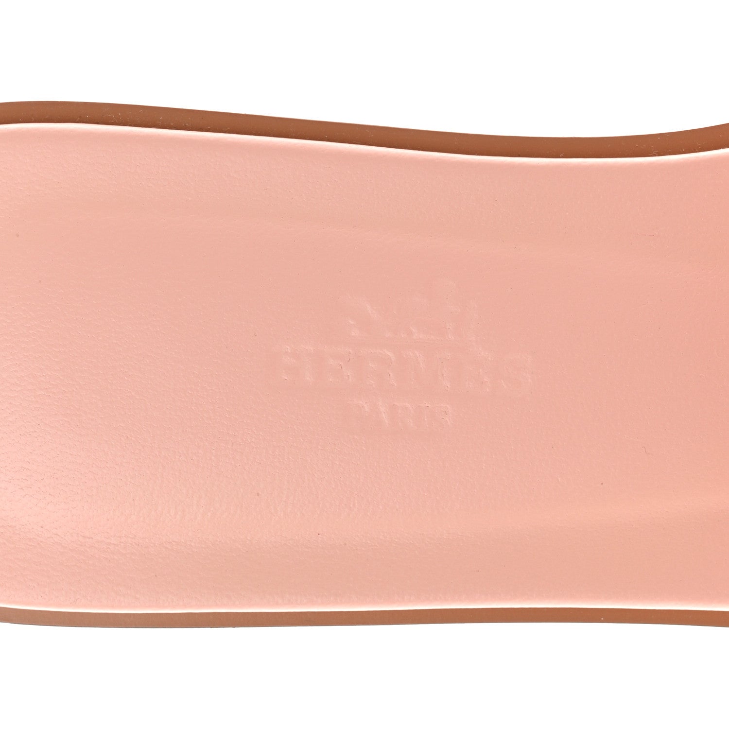 Hermes Epsom Oran Sandals 37 Rose Pale 7 of 9
