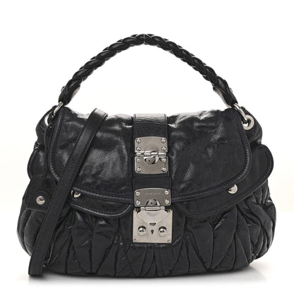 Miu Miu Nappa Matelasse Lux Coffer Hobo Bluette 2 of 25
