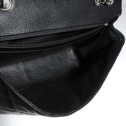 Chanel Caviar Jumbo Single Flap Black 6 of 8