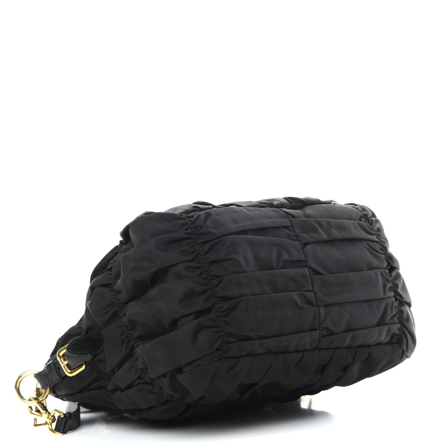 Tessuto Nylon Gaufre Tote Black