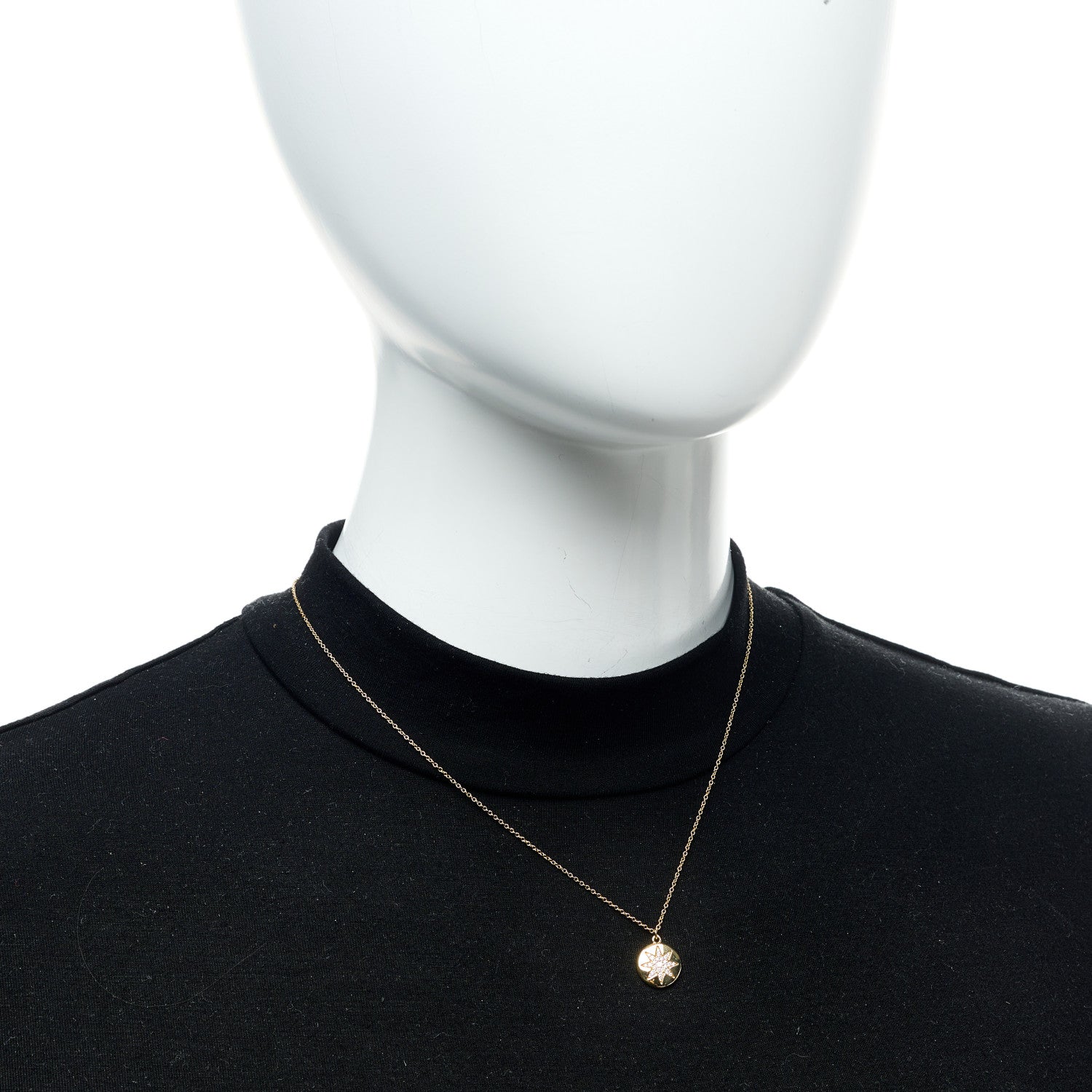 Tiffany 18K Yellow Gold Diamond Paloma Picasso Venezia Stella Pendant Necklace 2 of 6