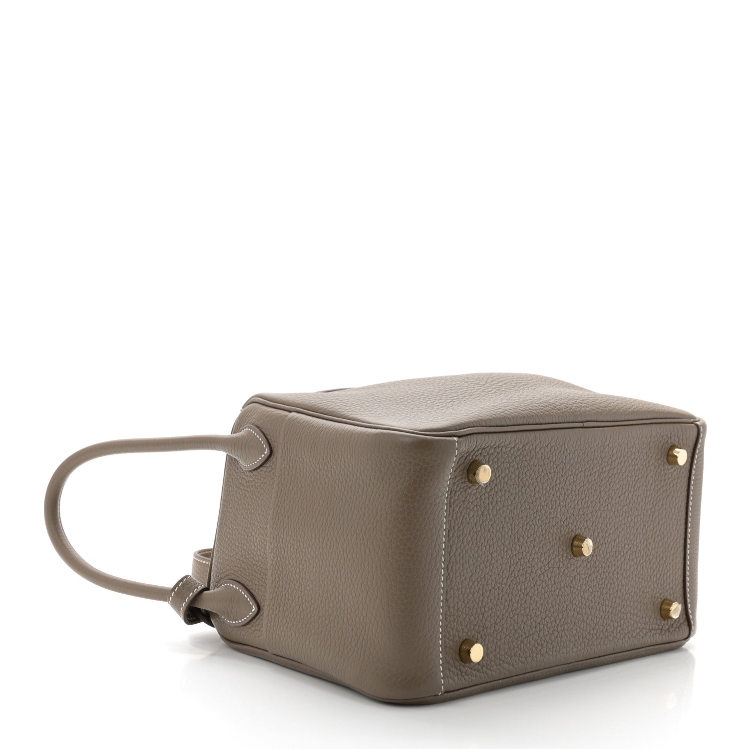 Hermes Taurillon Clemence Lindy 26 Etoupe 4 of 11
