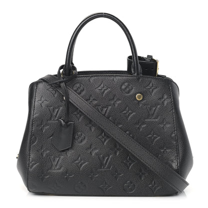 Louis Vuitton Empreinte Montaigne BB Black 1 of 10