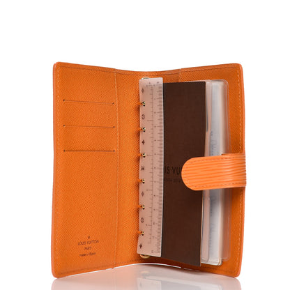 Louis Vuitton Epi Small Ring Agenda Cover Mandarin 7 of 9