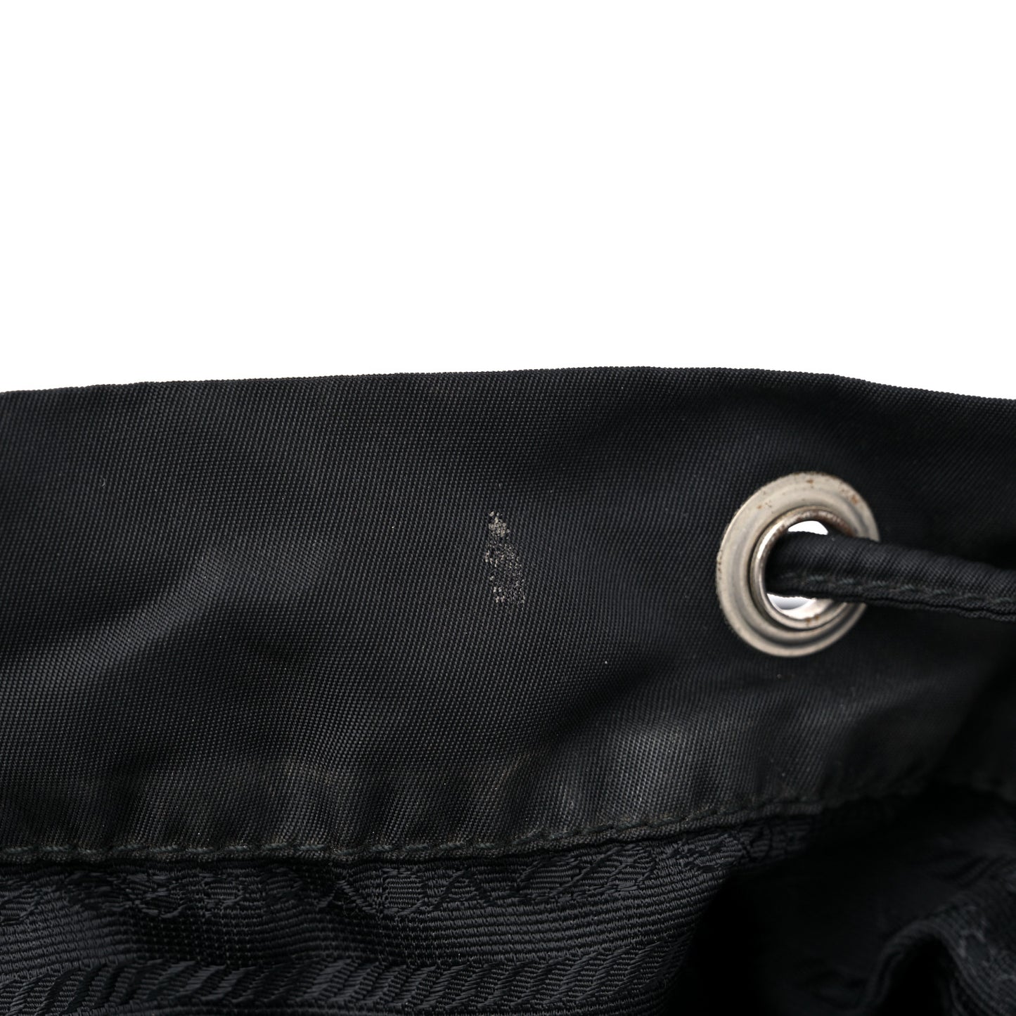 Tessuto Nylon Vela Cinch Backpack Black