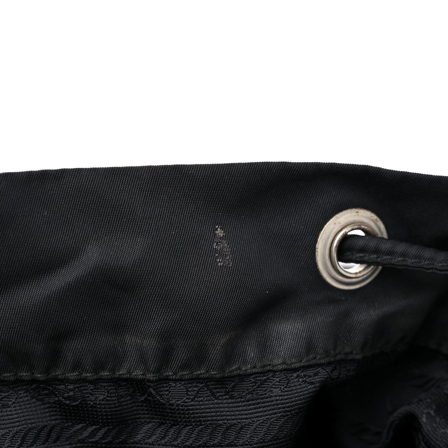 Prada Tessuto Nylon Vela Cinch Backpack Black 9 of 16