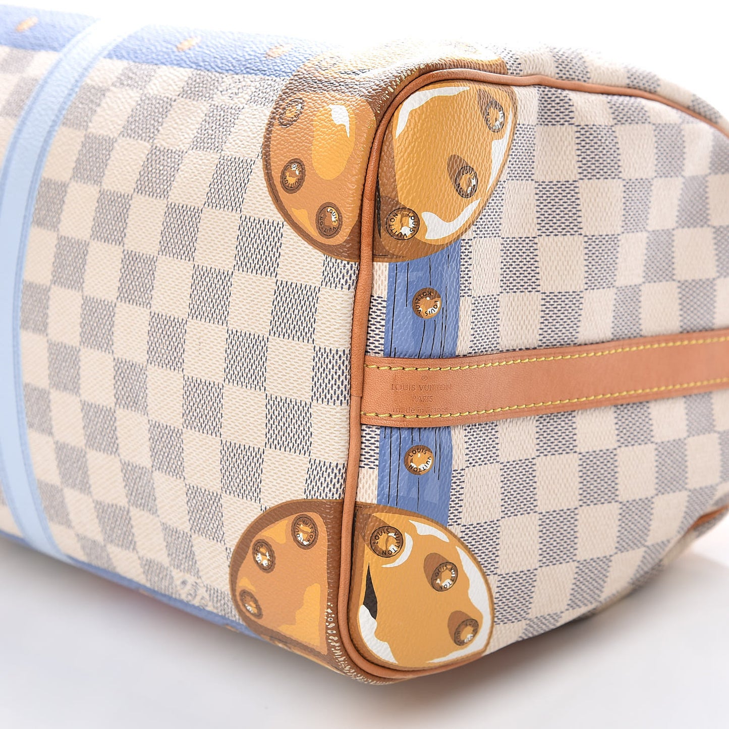 Damier Azur Summer Trunks Speedy Bandouliere 30