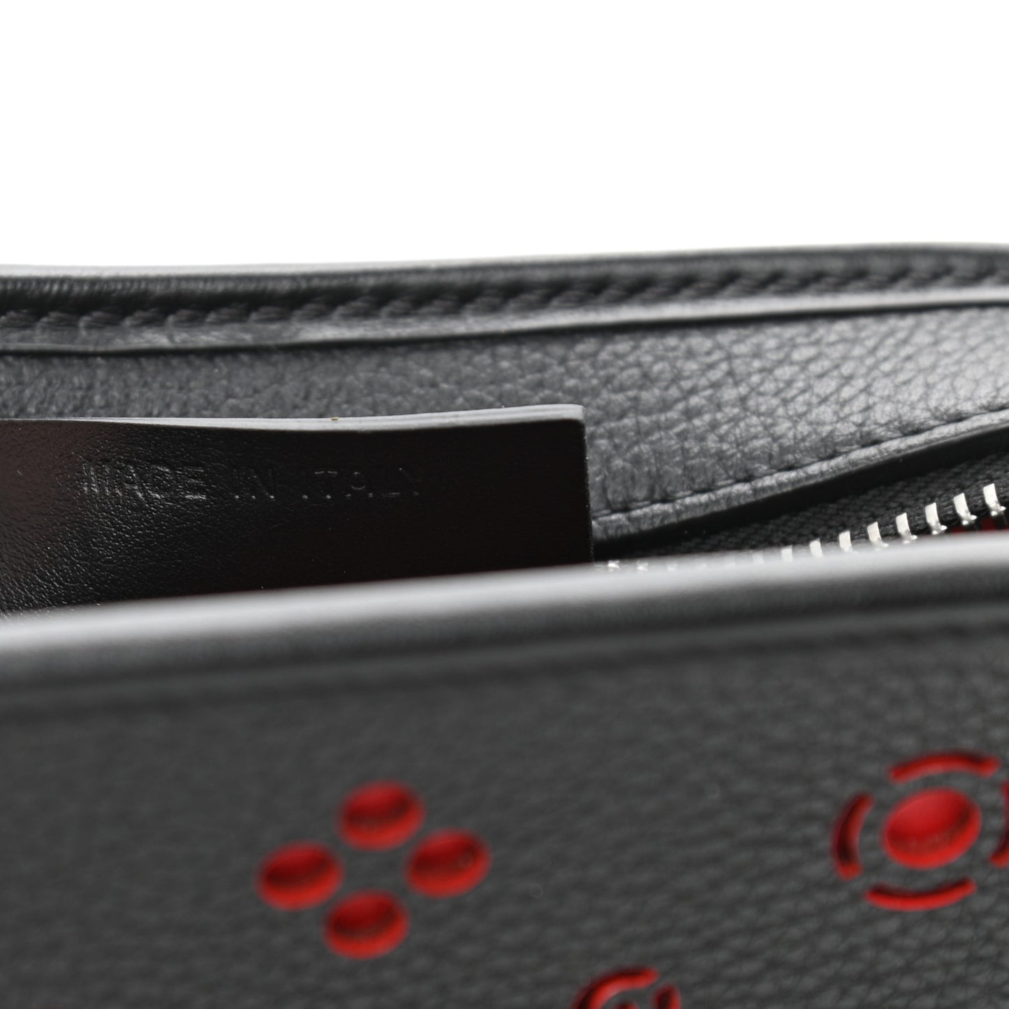Calfskin Small Radioloubi Black
