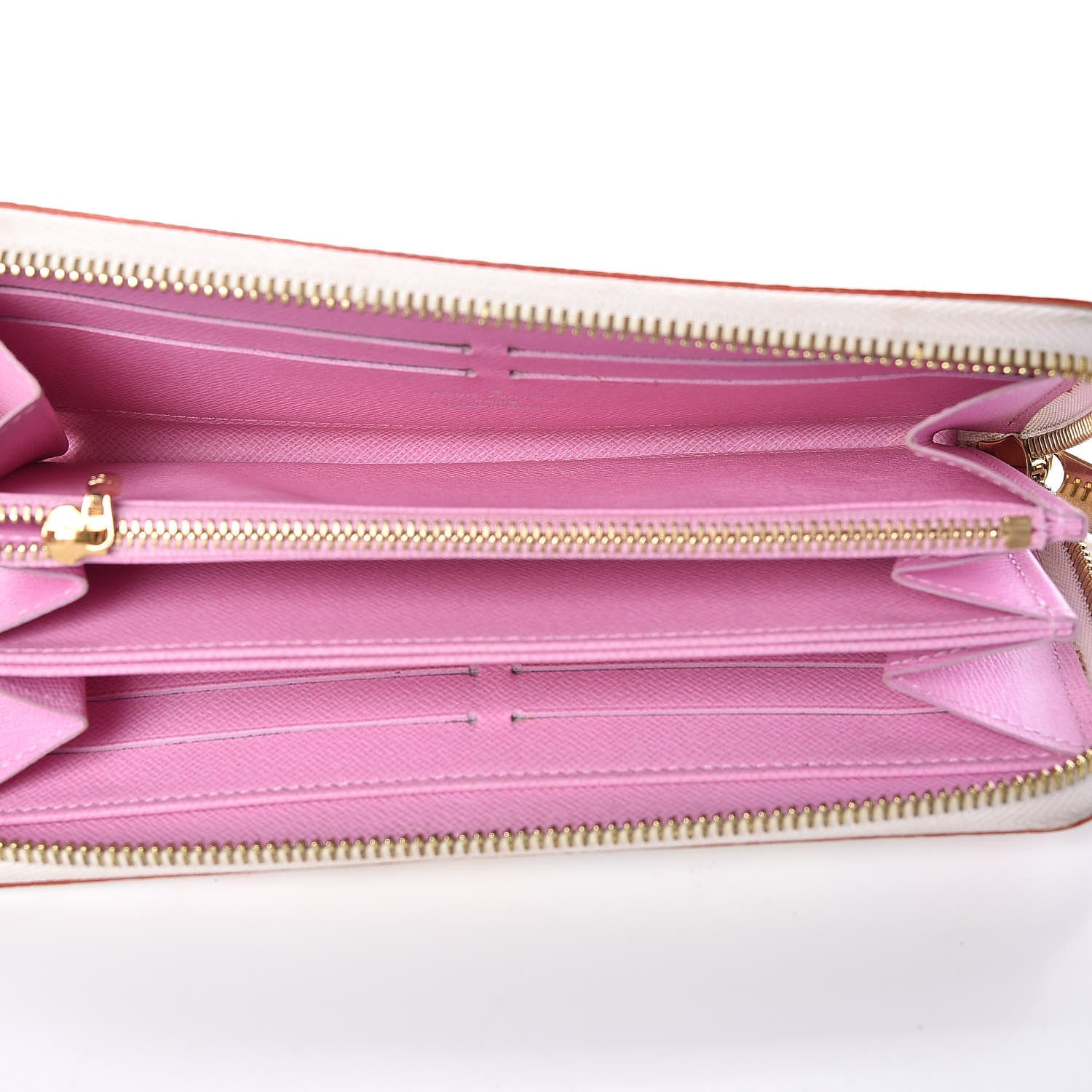 Louis Vuitton Monogram Multicolor Zippy Wallet White Litchi 5 of 15