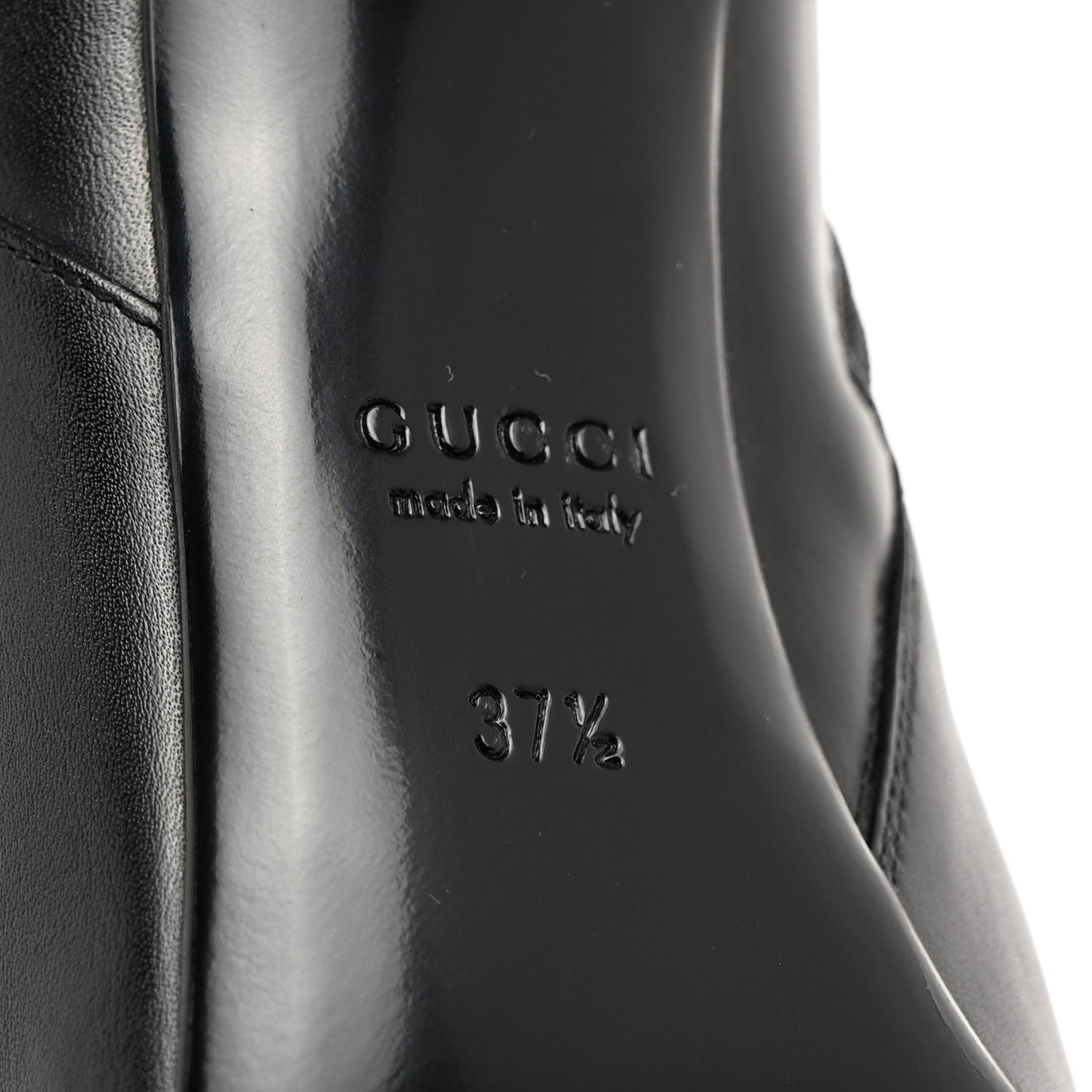 Calfskin Signoria Ankle Boots 37.5 Black