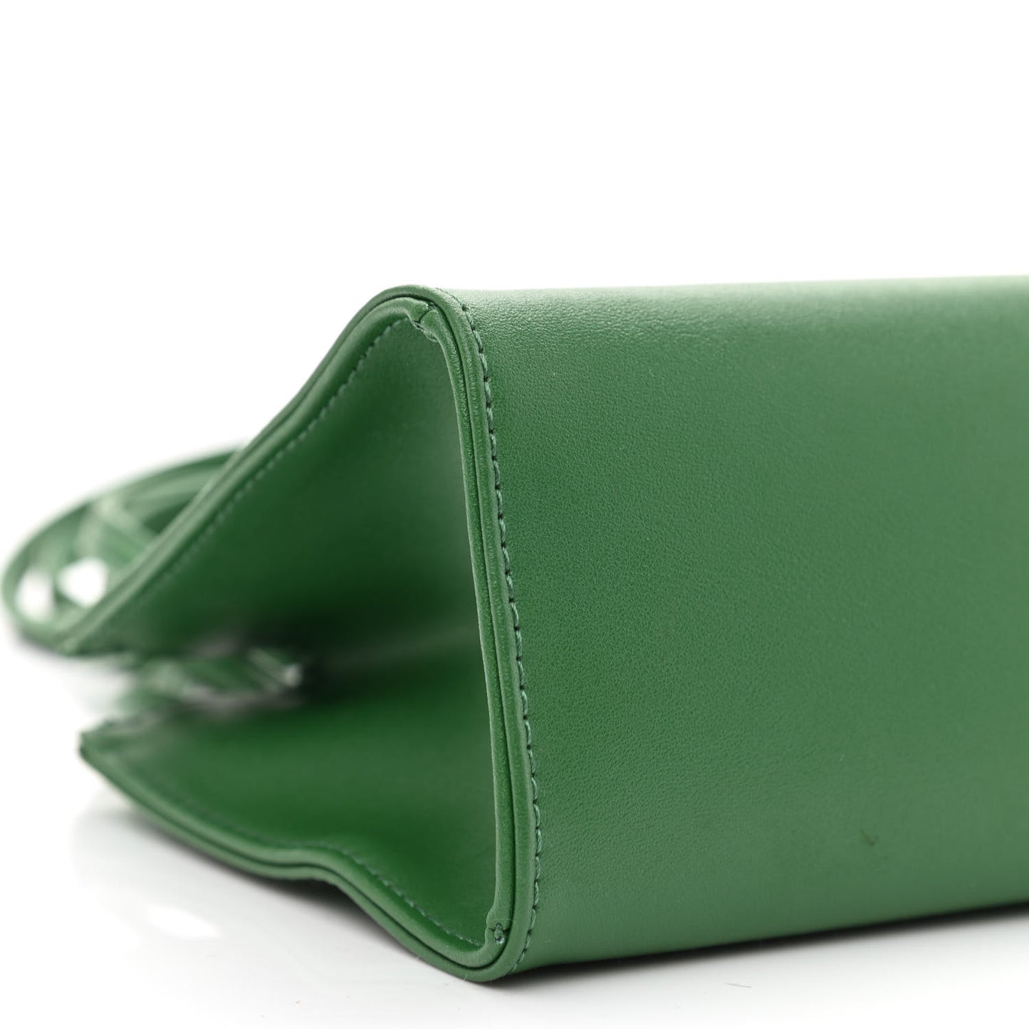Vegan Leather Small Shopping Bag Leaf