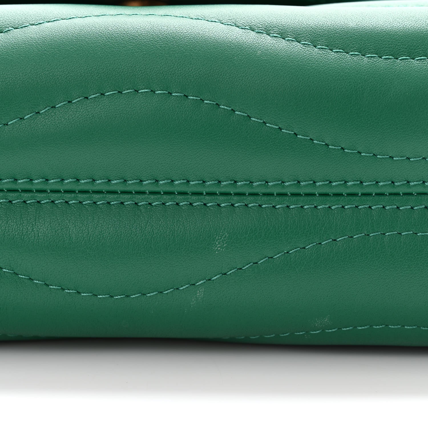 Louis Vuitton Calfskin New Wave Chain Bag MM NM Emerald 10 of 11