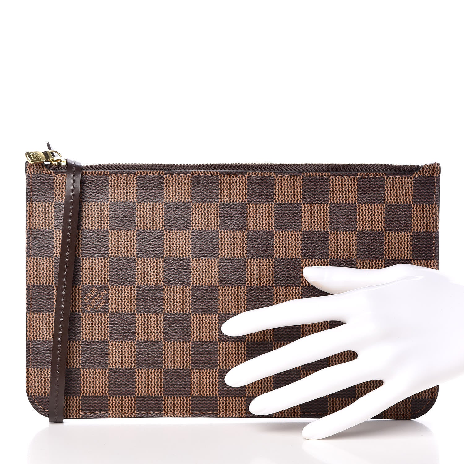 Louis Vuitton Damier Ebene Neverfull MM GM Pochette 2 of 6