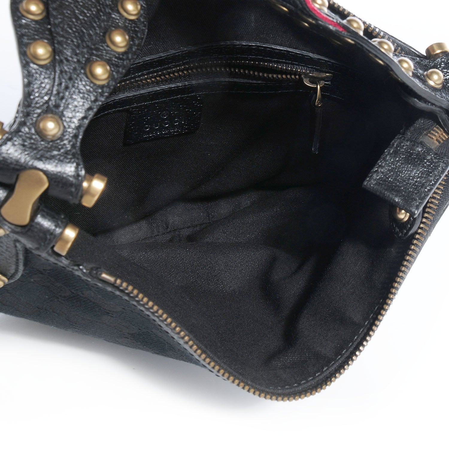 Gucci Monogram Pelham Small Shoulder Bag Black 5 of 7