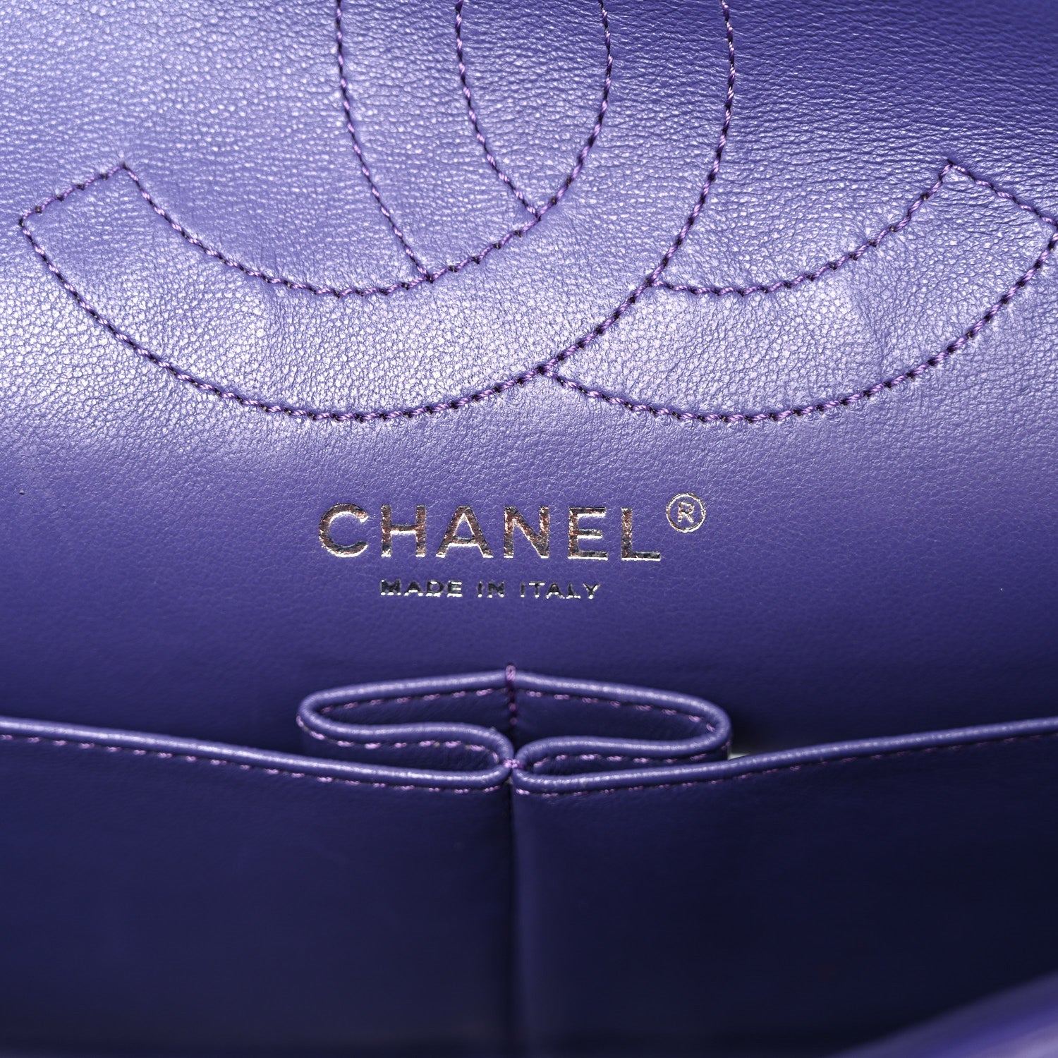 Chanel Lambskin Quilted 2.55 Reissue 226 Flap Purple 1888426