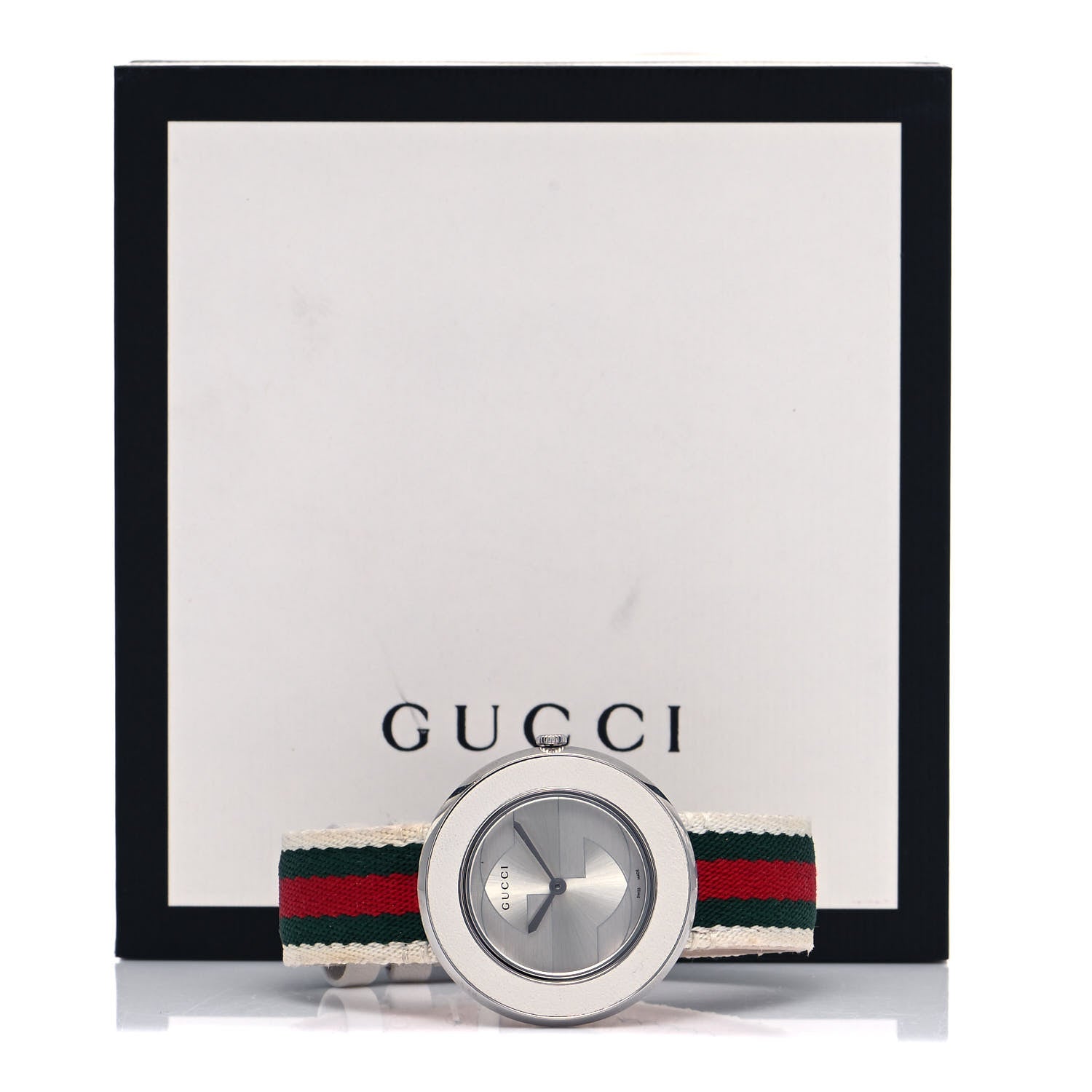 Gucci Stainless Steel Nylon 36mm U-Play Quartz Watch 5 of 5
