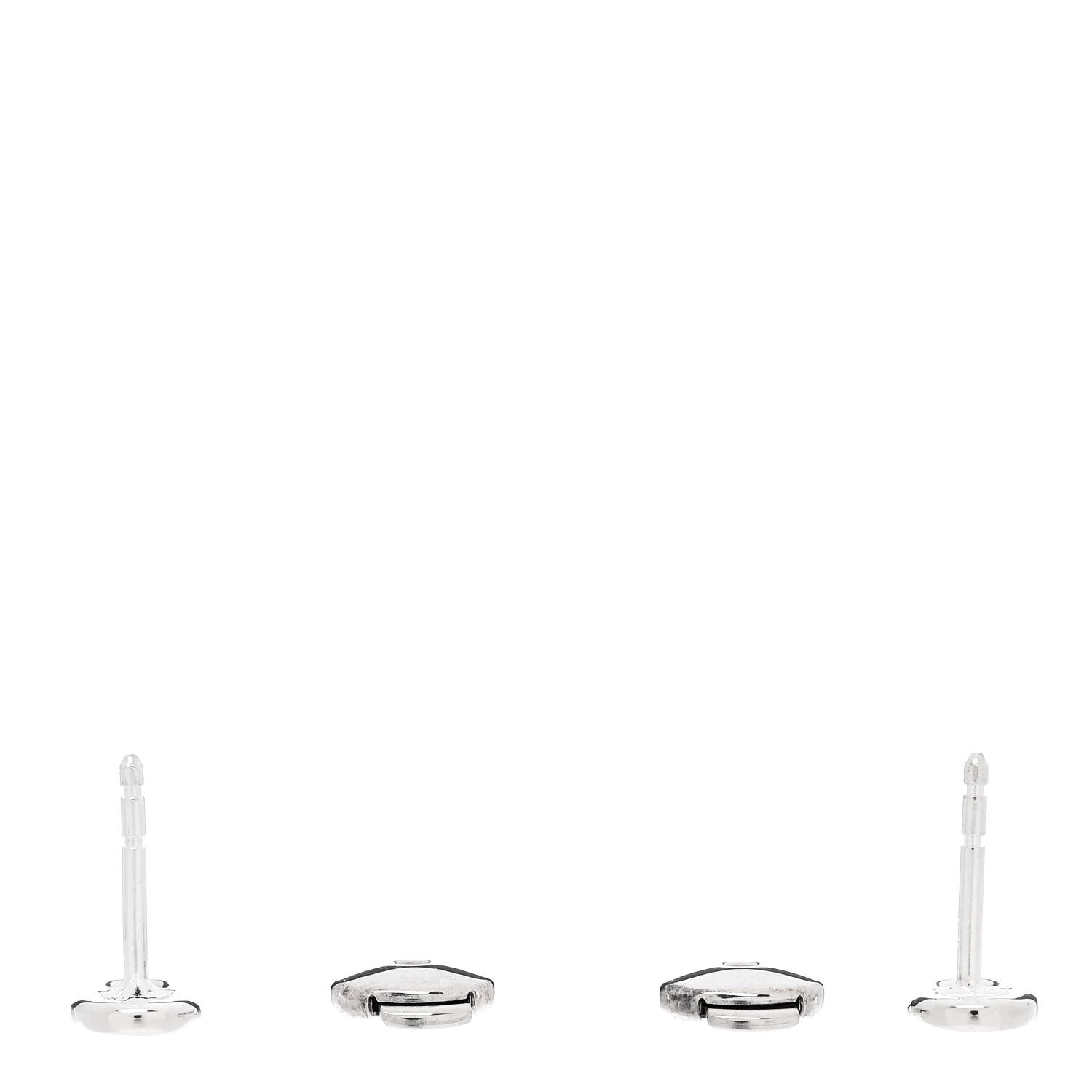 Hermes Sterling Silver TPM Farandole Earrings 3 of 5