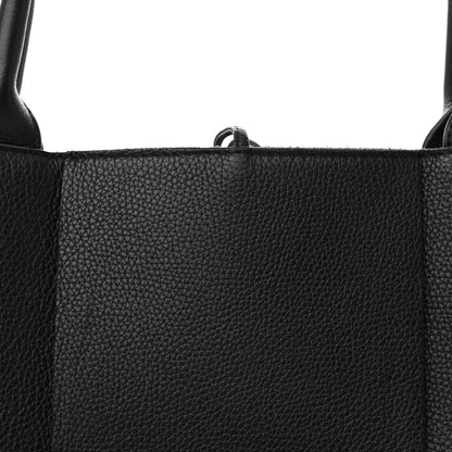 Bottega Veneta Grained Calfskin Maxi Intrecciato Arco Black 7 of 10