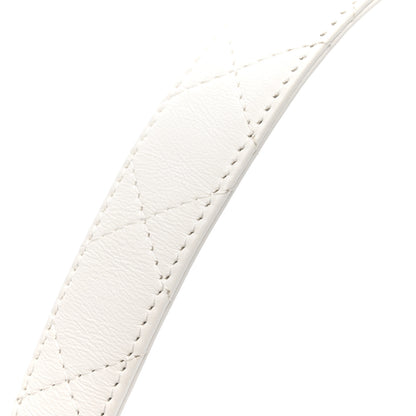 Chanel Mesh Shiny Lambskin Chain Hobo White 13 of 14