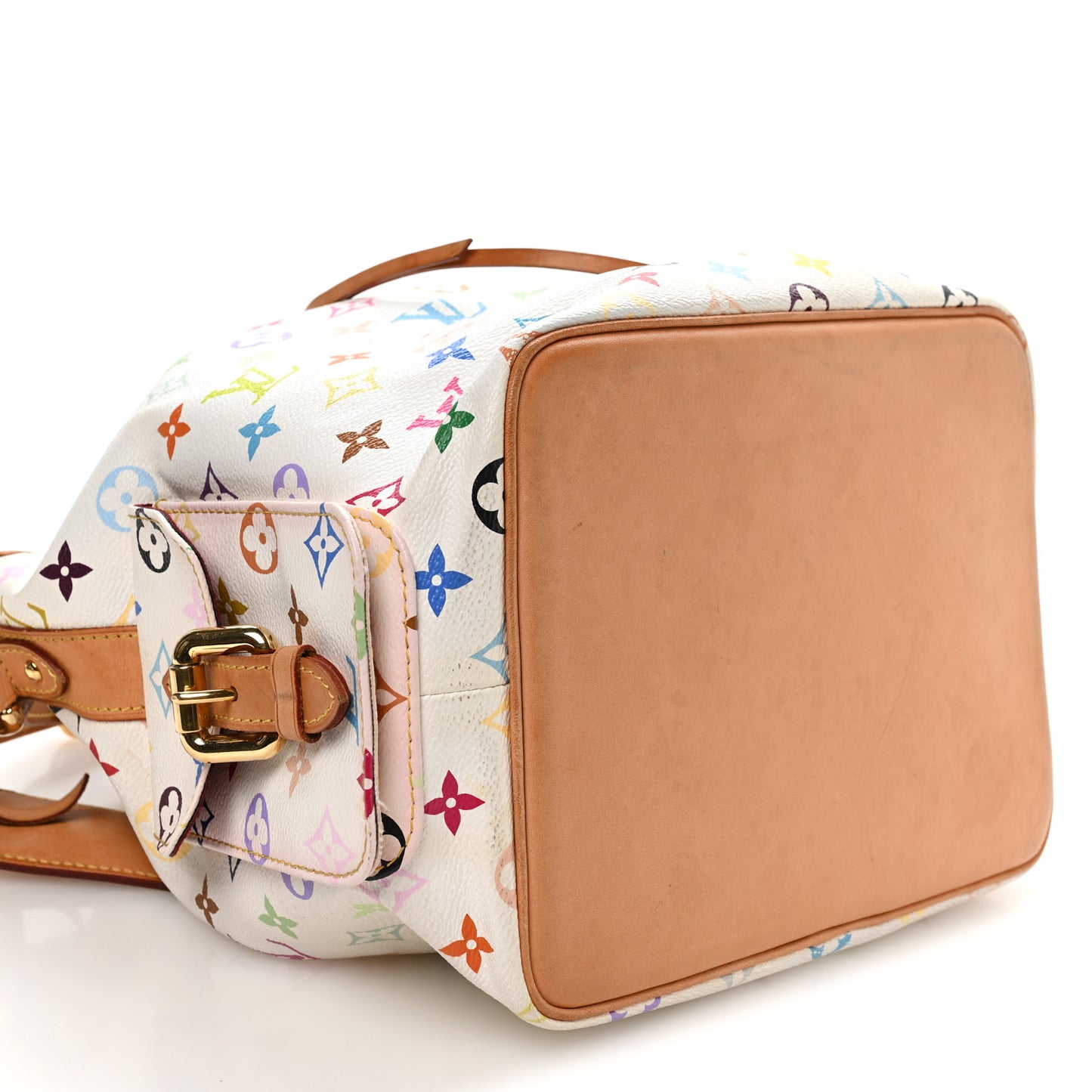 Monogram Multicolor Petit Noe White