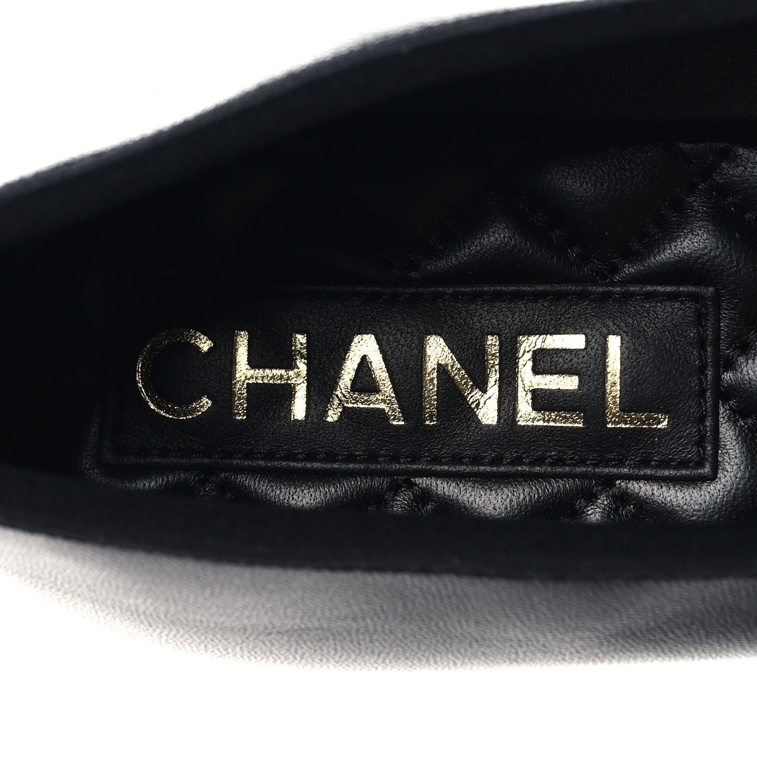 Chanel Lambskin Mary Jane Flats 38 Black 9 of 9
