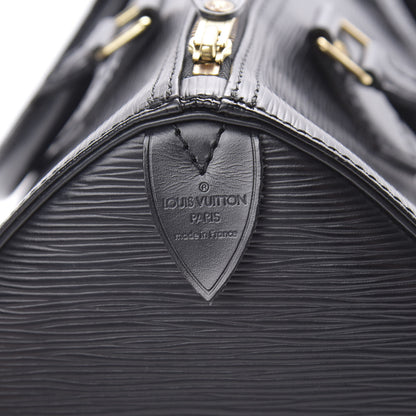 Louis Vuitton Epi Speedy 30 Black 5 of 14