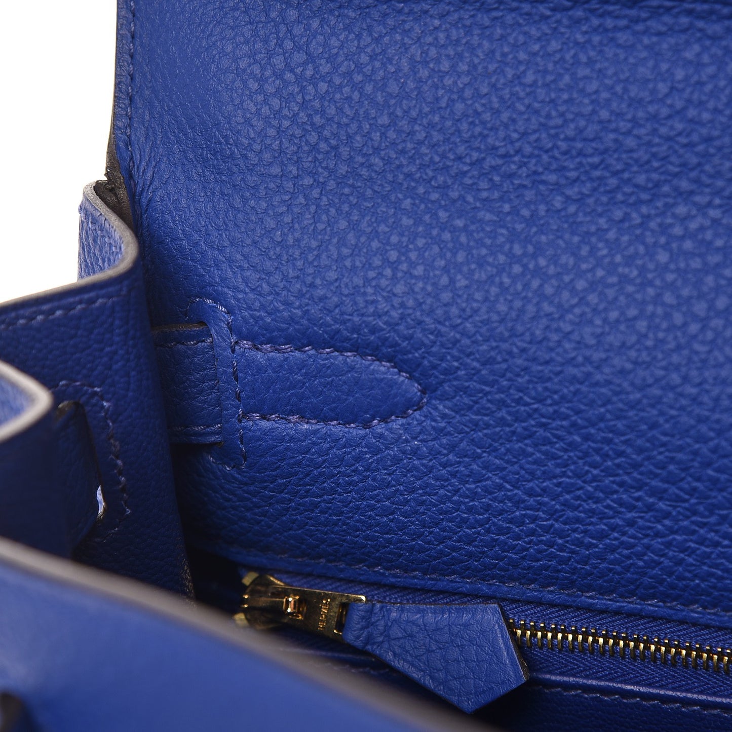 Togo Kelly Retourne 28 Bleu Electrique
