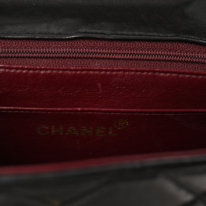 Chanel Lambskin Quilted Medium Square Flap Bag Black 6 of 10