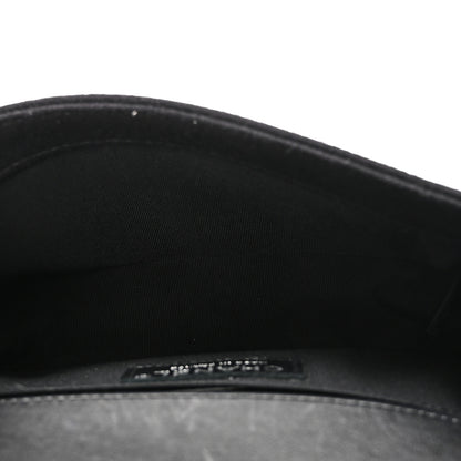 Chanel Wool Felt Embellished Small Boy Flap Black 5 of 10
