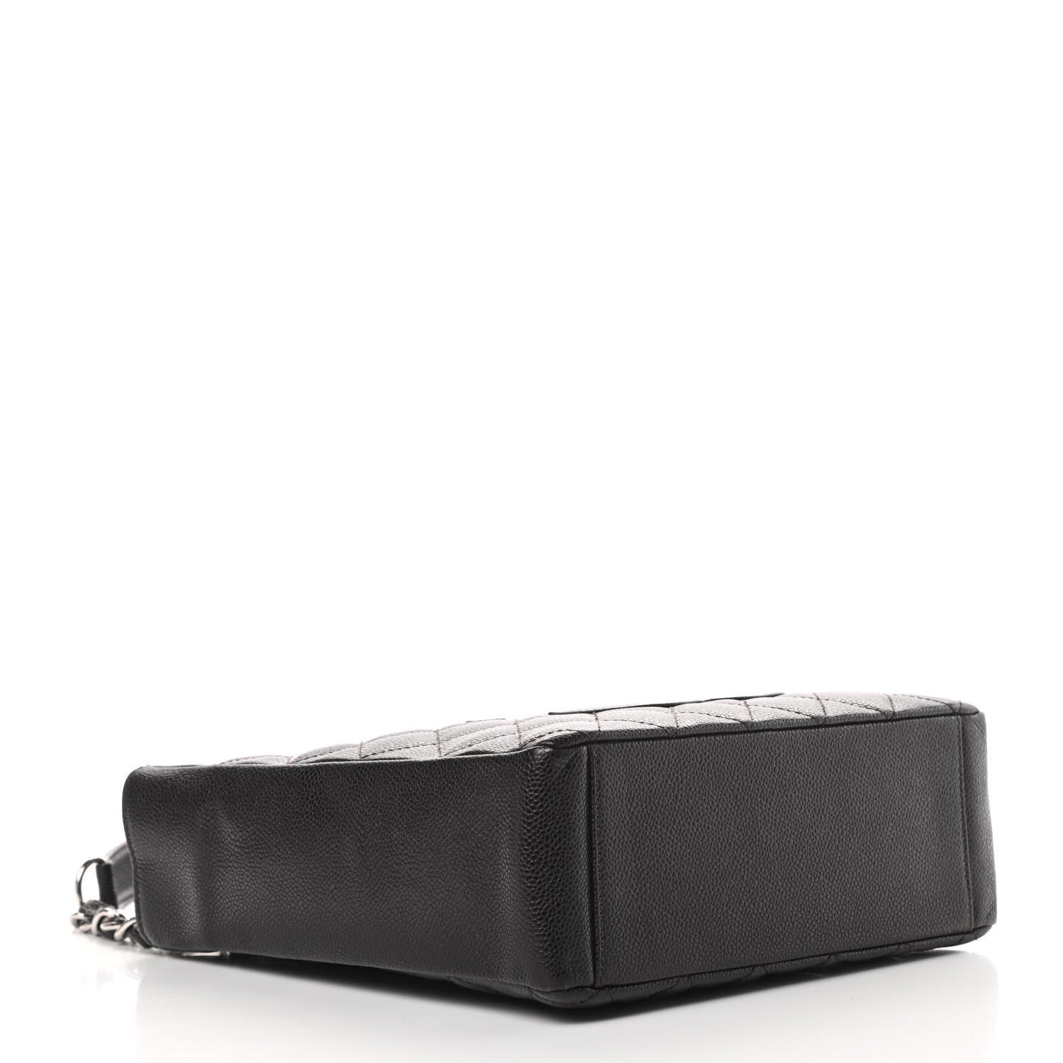 Chanel Caviar Quilted Petit Shopping Tote PST Dark Brown 4 of 12